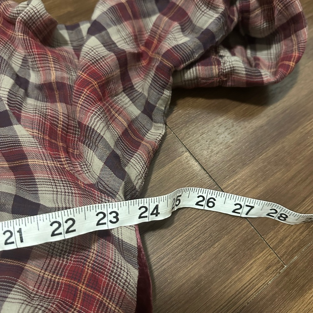 Johnny Was 3J Workshop Anderson Plaid button down fall grunge boho fits like a L - Picture 6 of 6